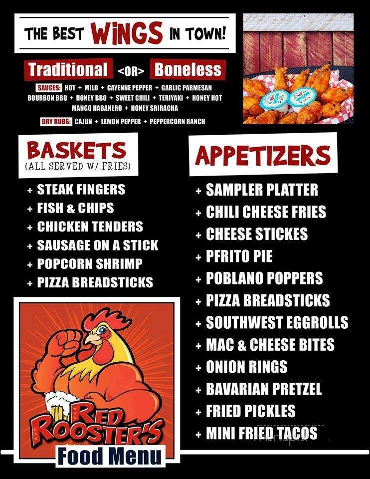Red Rooster's - Pflugerville, TX menu_pic