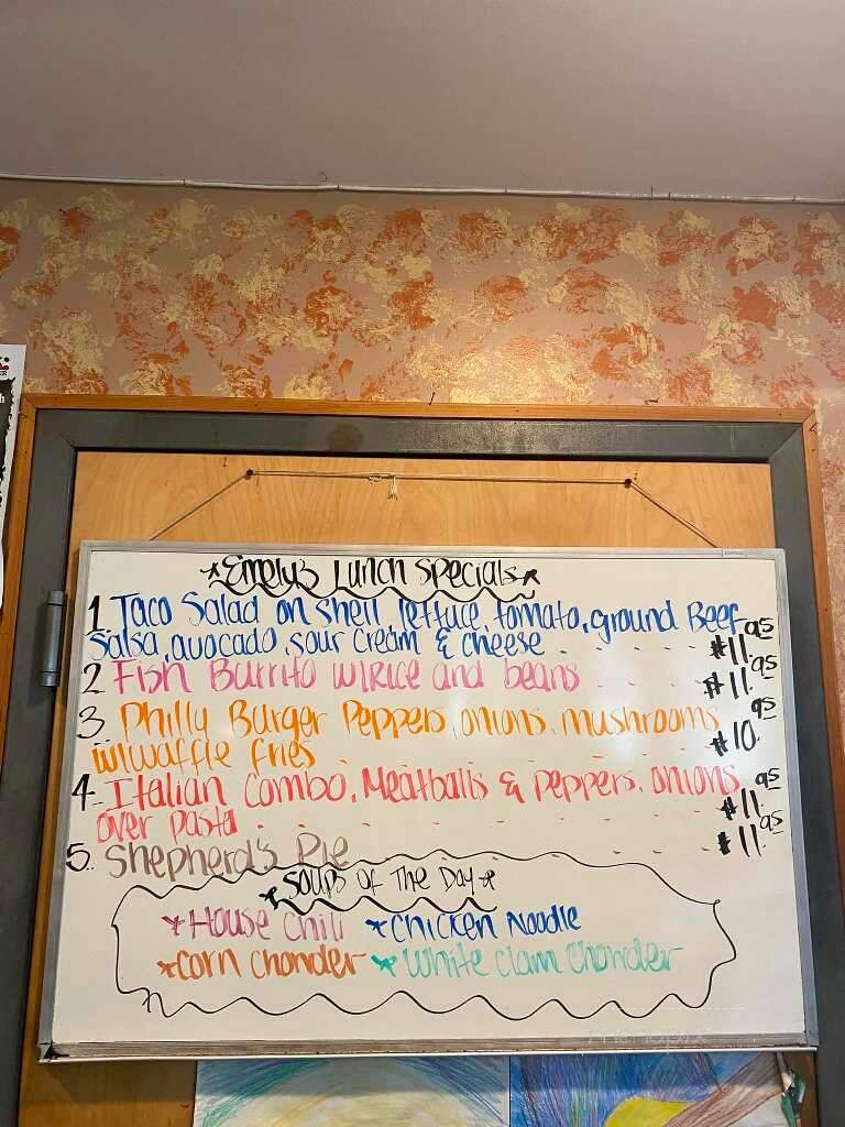 Emely's Pizza Restaurant - Franklin, CT menu_pic