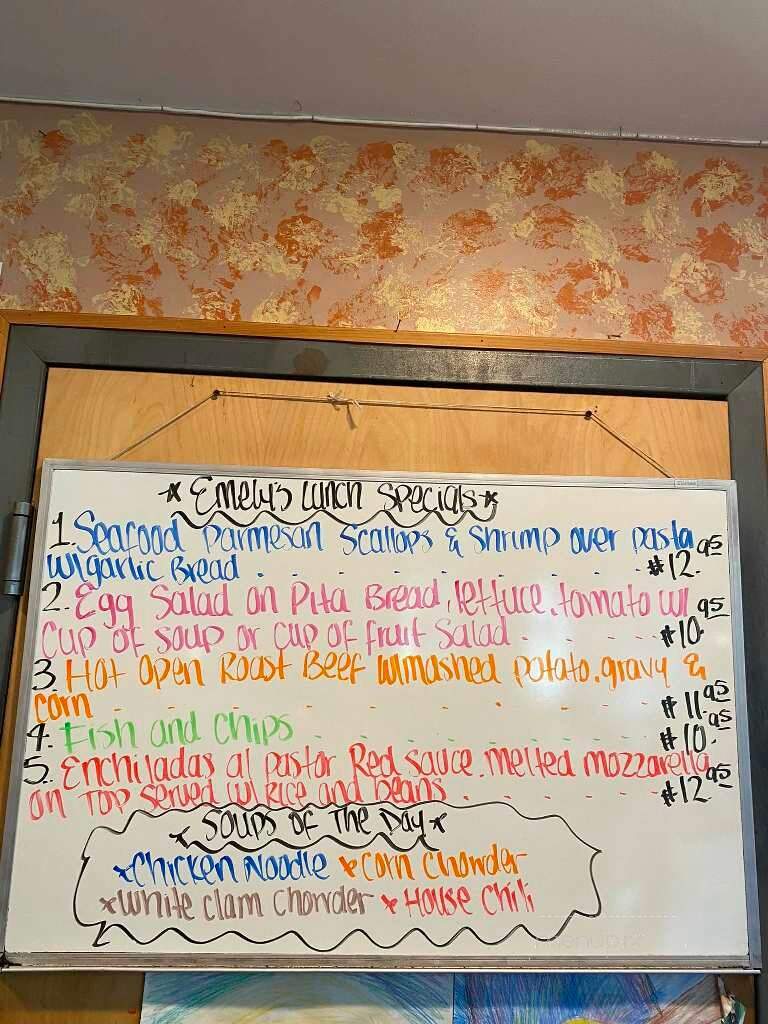 Emely's Pizza Restaurant - Franklin, CT menu_pic