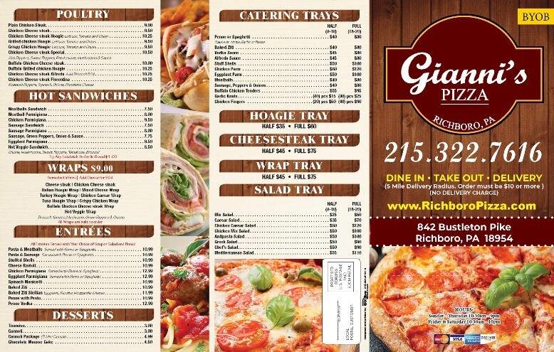 Gianni's Pizza - Richboro, PA