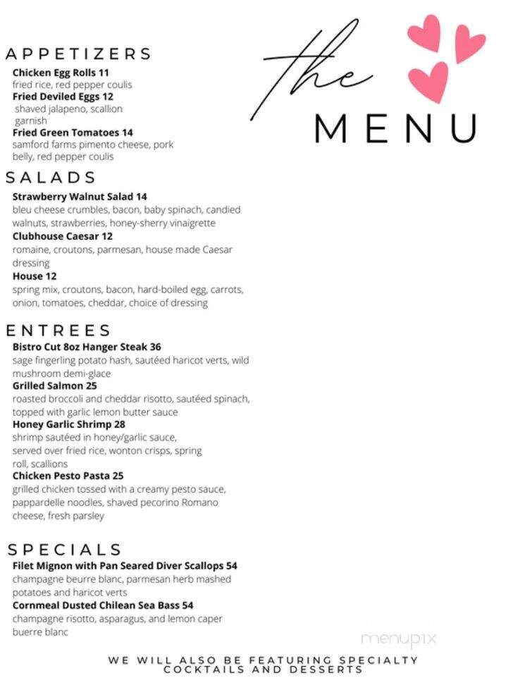 Auburn University Golf Course/Club House - Auburn, AL menu_pic