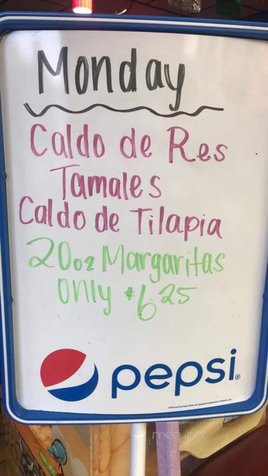 Los Tios - Dalton, OH menu_pic