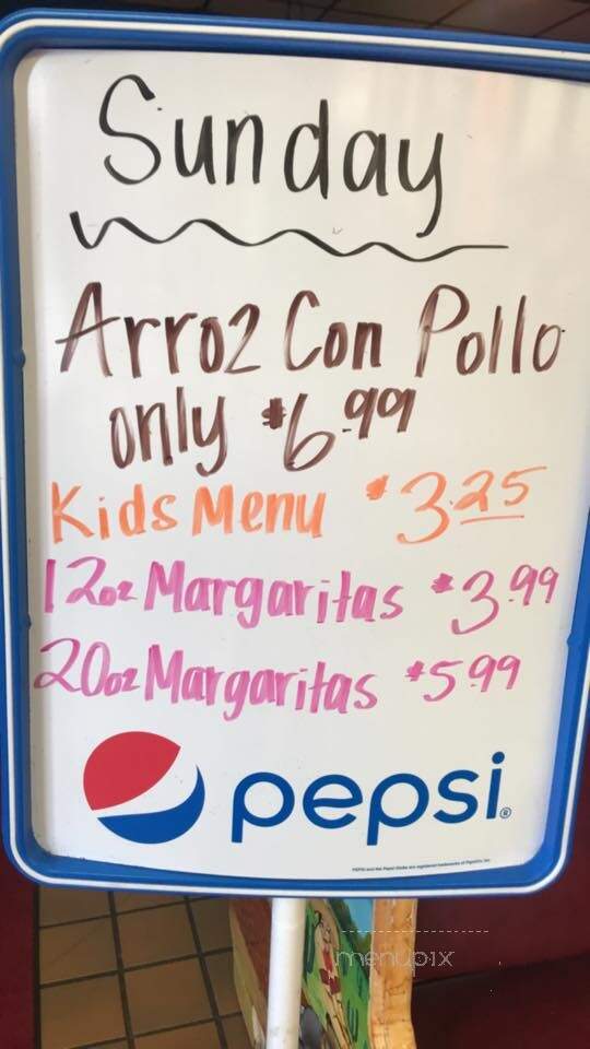 Los Tios - Dalton, OH menu_pic