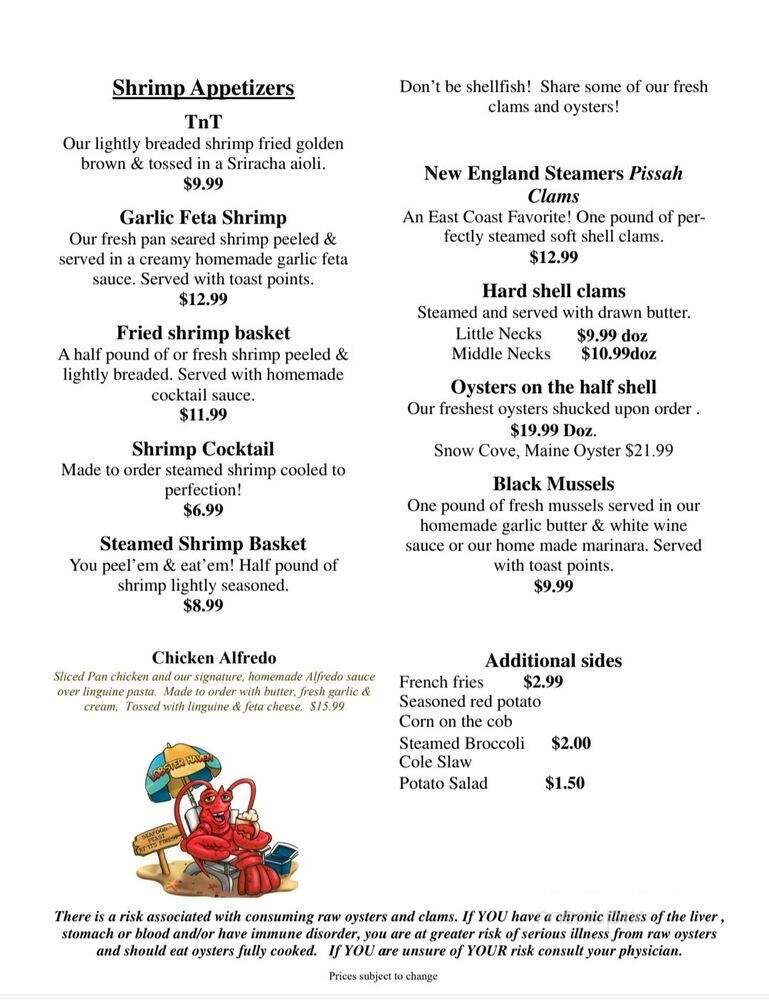 Lobster Haven - Tampa, FL menu_pic
