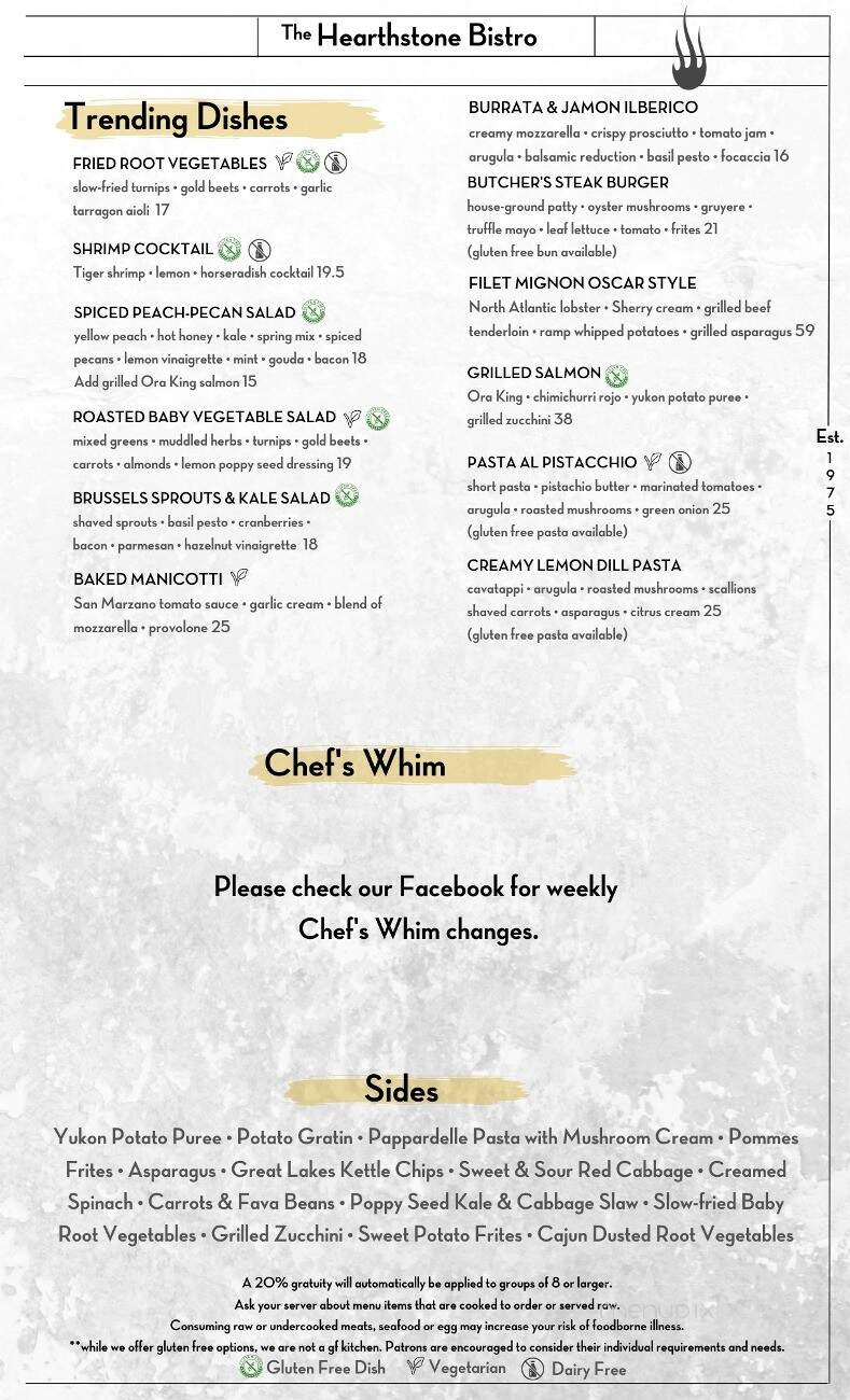 Hearthstone Bistro - Muskegon, MI menu_pic