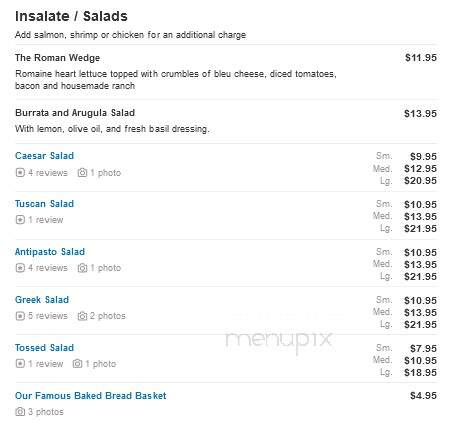 Antonio's Cucina Italiana - Farmington Hills, MI menu_pic
