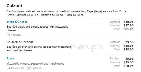 Antonio's Cucina Italiana - Farmington Hills, MI menu_pic