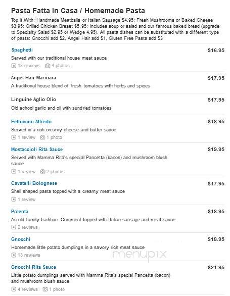 Antonio's Cucina Italiana - Farmington Hills, MI menu_pic