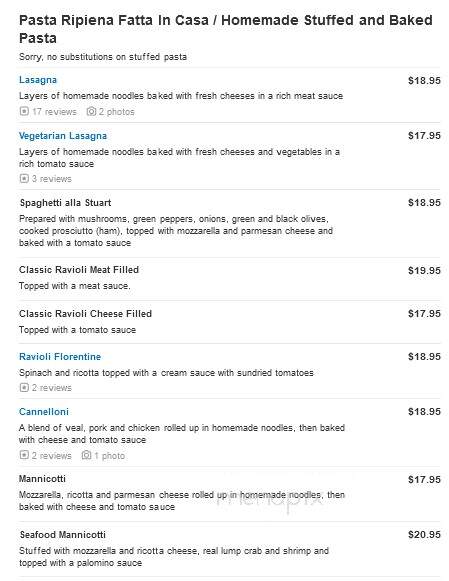Antonio's Cucina Italiana - Farmington Hills, MI menu_pic