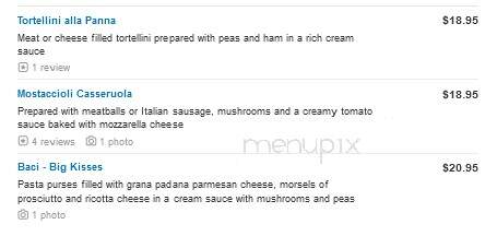 Antonio's Cucina Italiana - Farmington Hills, MI menu_pic