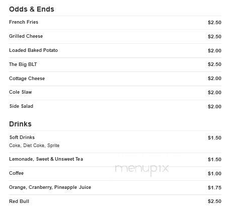 Bar Noble - Covington, IN menu_pic