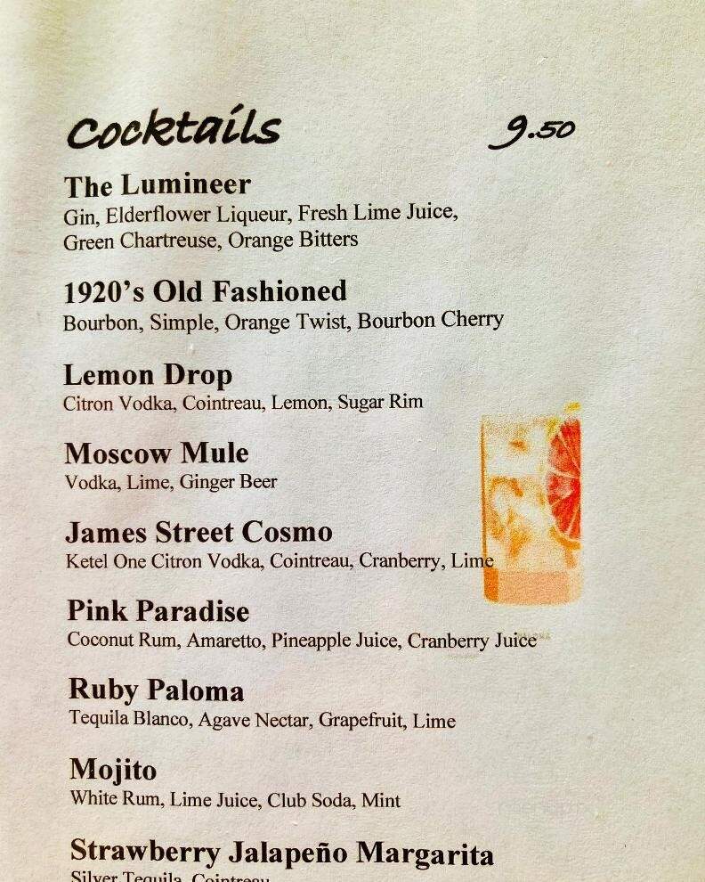 Checkers Bistro - Lancaster, PA menu_pic