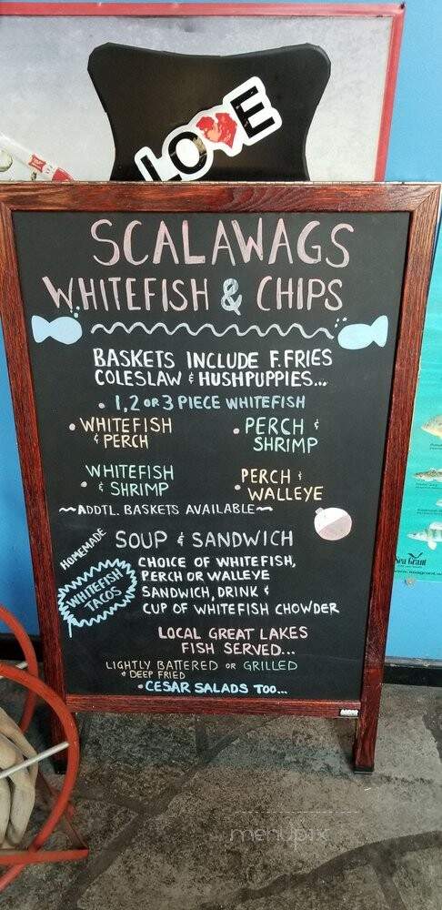 Scalawags White Fish & Chips - Traverse City, MI