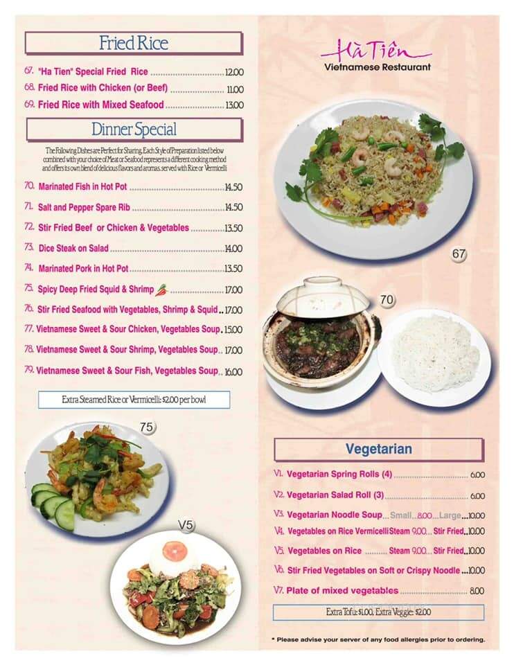 Ha Tien - Calgary, AB menu_pic