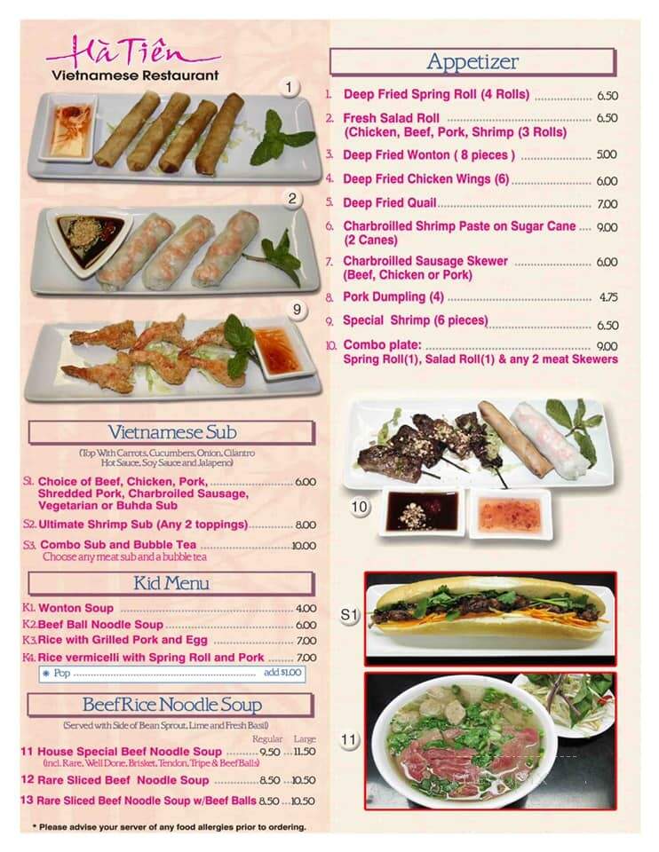Ha Tien - Calgary, AB menu_pic