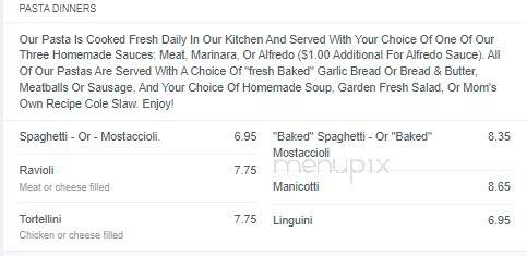 Italian Dreams Pizza & Pasta - Sycamore, IL menu_pic