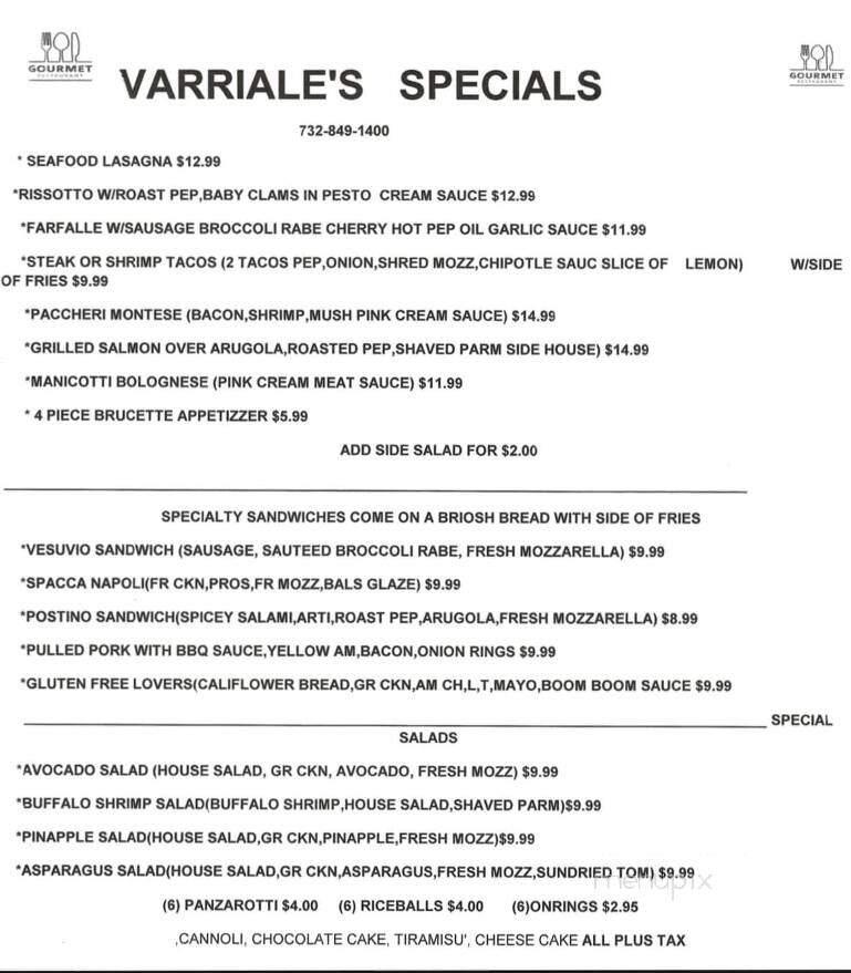 Varriales Pizza - Whiting, NJ