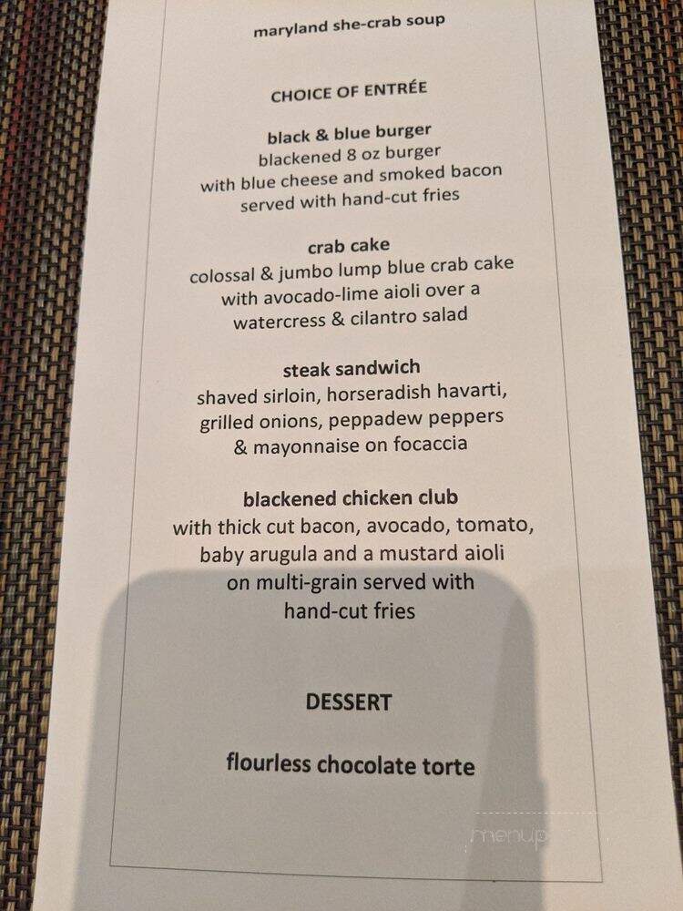 Black & Blue Steak & Crab - Rochester, NY menu_pic