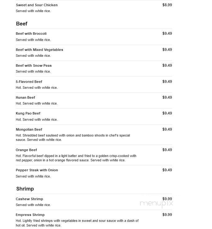 Lucky Bamboo - Columbia, TN menu_pic