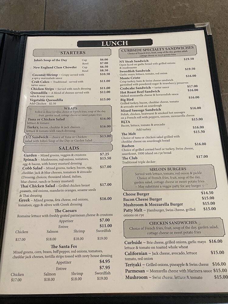 Curbside Cafe - Vista, CA menu_pic