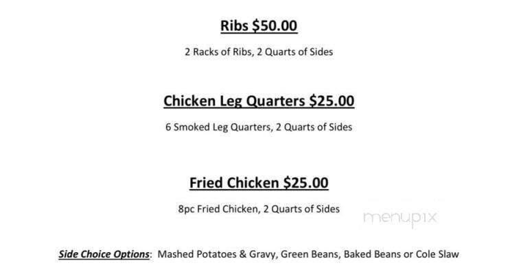 Big Catz BBQ - Knoxville, IL menu_pic