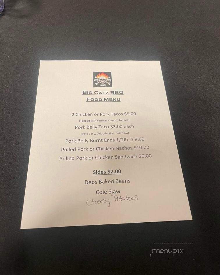 Big Catz BBQ - Knoxville, IL menu_pic