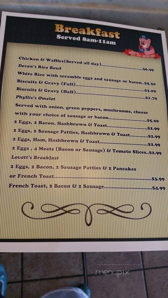 Lovett's Soul Food - Alton, IL menu_pic