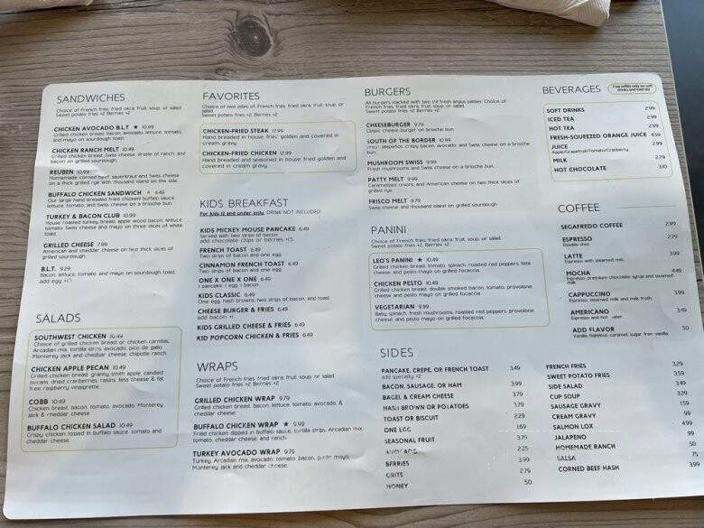 Leo's Brunch House - Carrollton, TX menu_pic