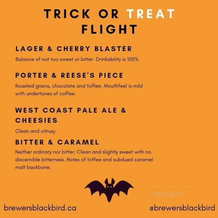 Brewers Blackbird Kitchen & Brewery - Ancaster, ON menu_pic