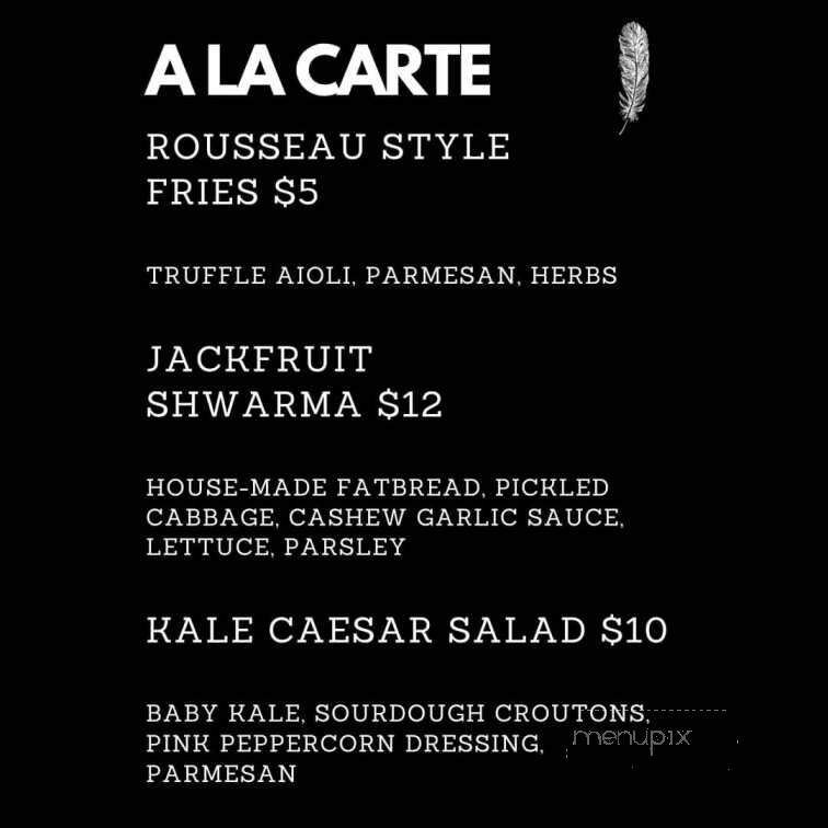 Brewers Blackbird Kitchen & Brewery - Ancaster, ON menu_pic