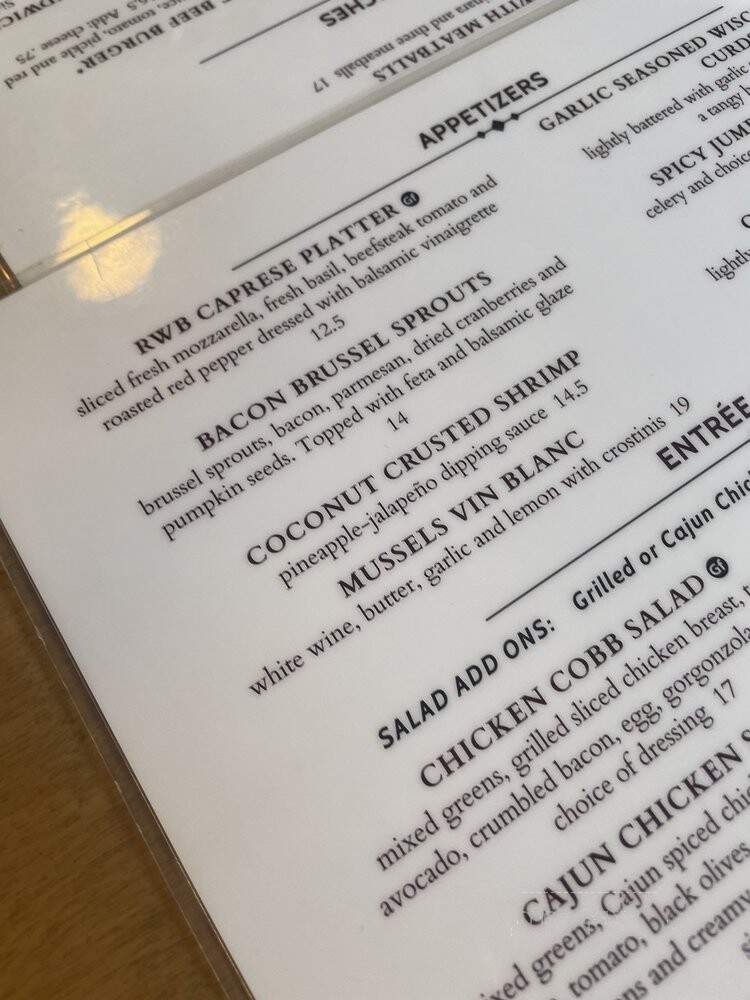 Red White & Brew - Prescott, AZ menu_pic