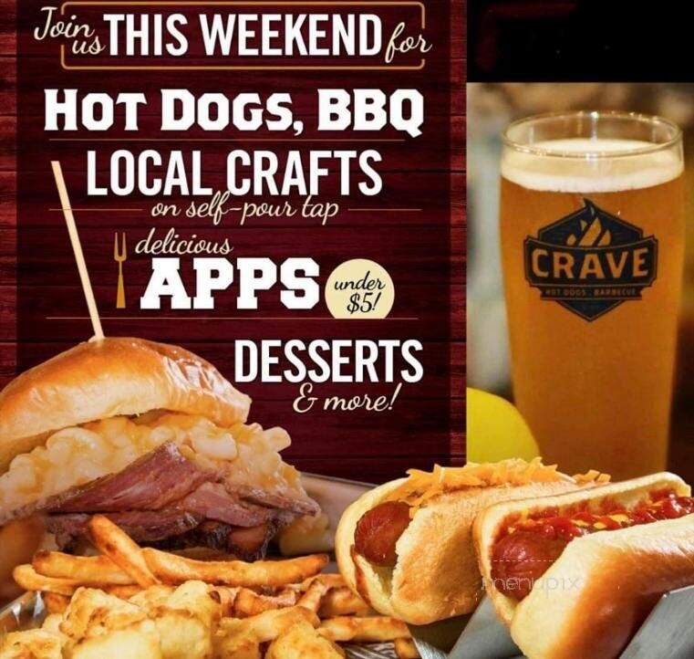 Crave Hot Dogs & BBQ - Concord, NC menu_pic