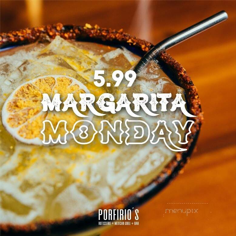Porfirios Mexican Grill - Wilson, NC menu_pic