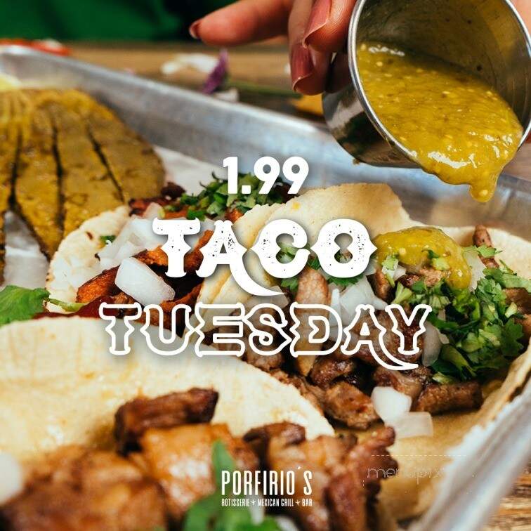 Porfirios Mexican Grill - Wilson, NC menu_pic