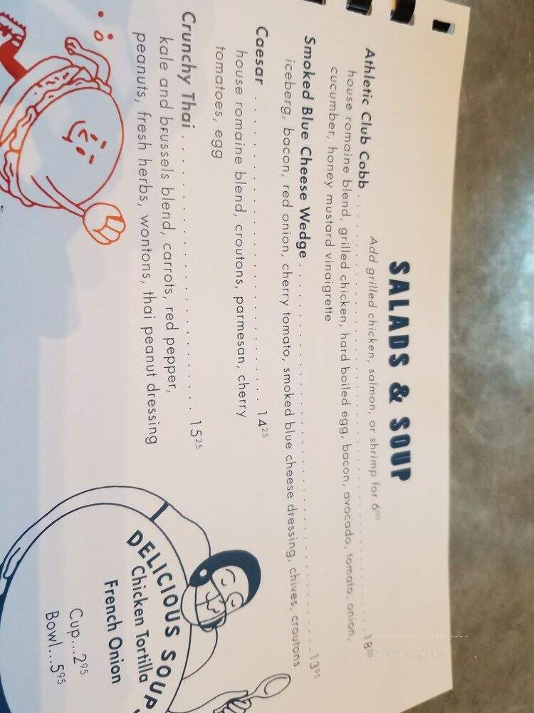 Iowa Athletic Club - Coralville, IA menu_pic