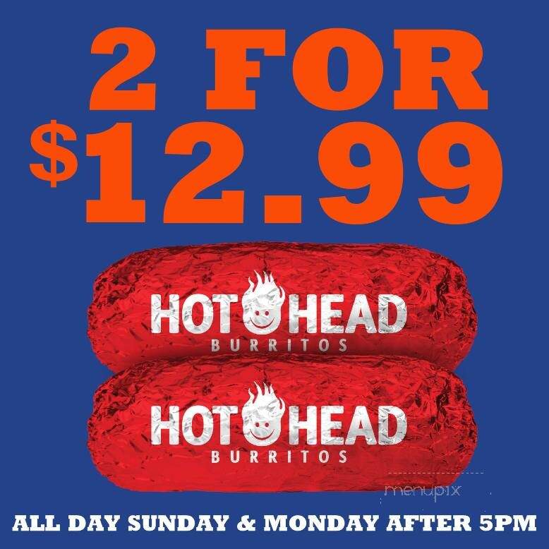 Hot Head Burritos - Van Wert, OH menu_pic