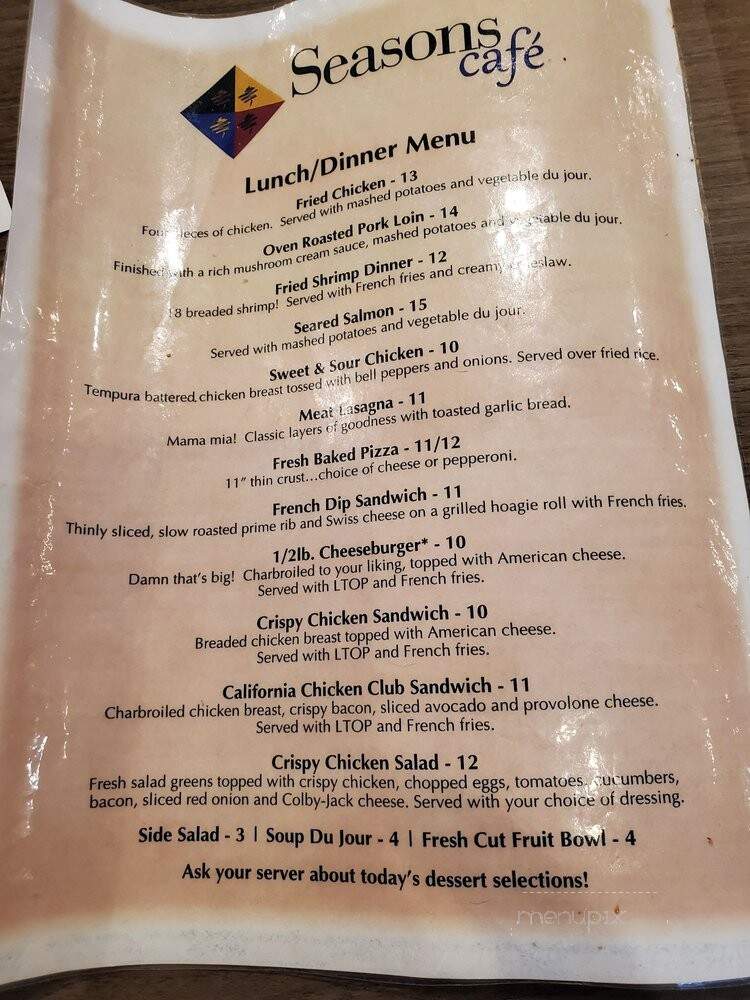 Centennial Buffet At Ameristar Black Hawk Menu Menu of Seasons Buffet in Black Hawk, CO 80422
