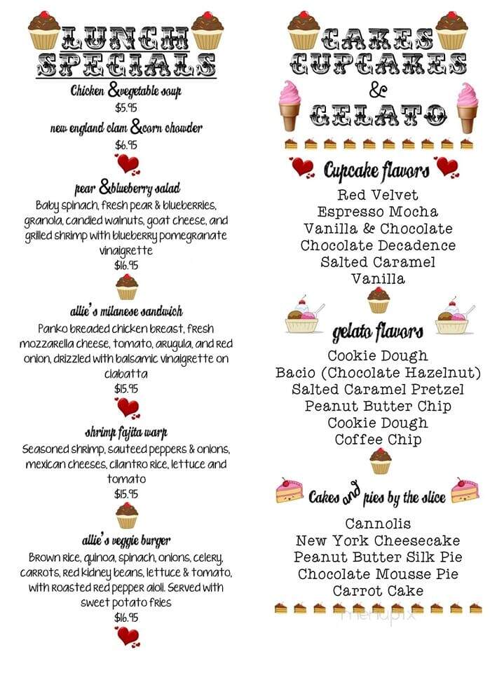 Allie's Cupcakery & Cafe - Washington, NJ
