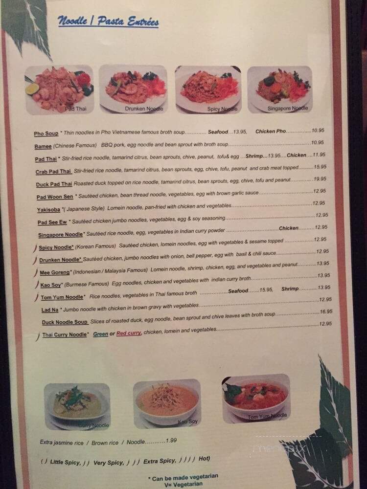 Thai Chef & Noodle Fusion - Penndel, PA