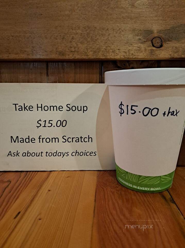 Real Food Cafe - Creston, BC menu_pic