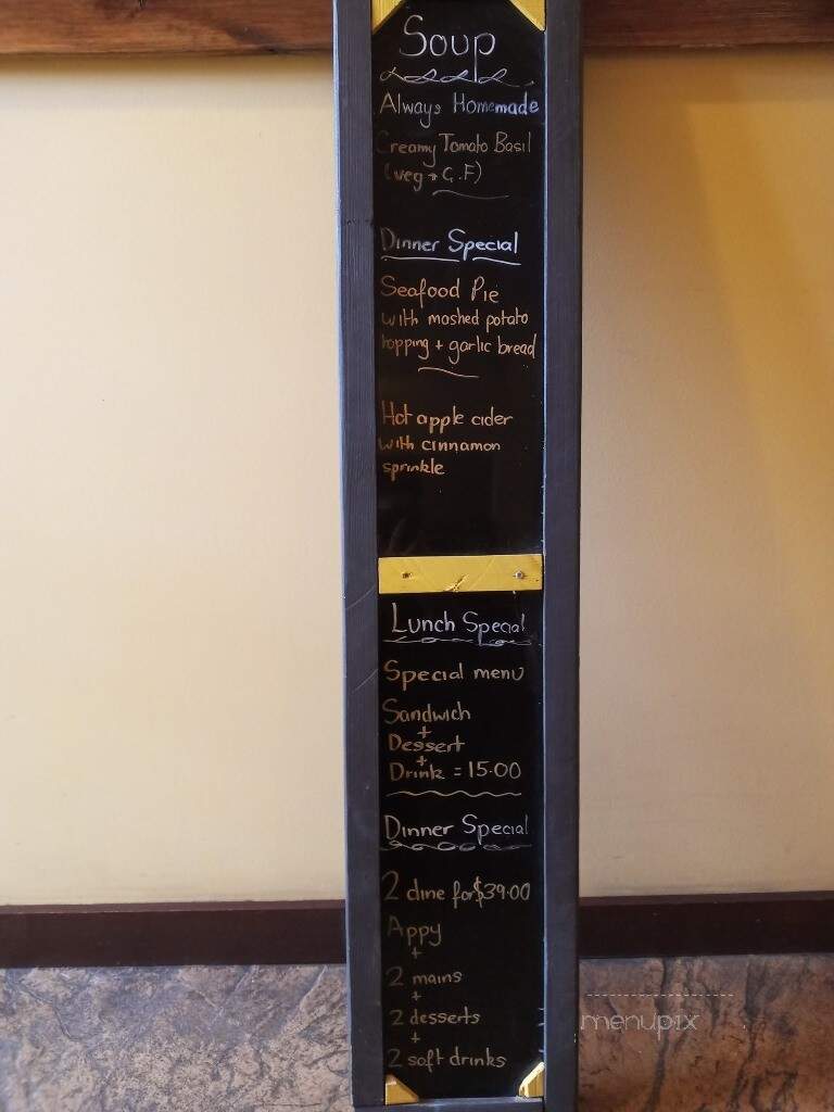 Real Food Cafe - Creston, BC menu_pic