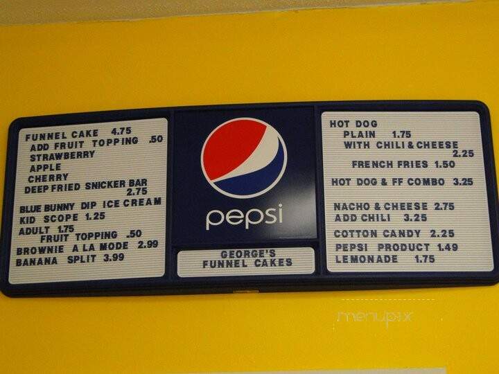 George's Funnel Cakes - Florence, SC menu_pic