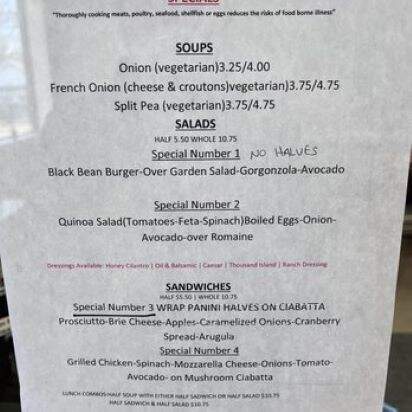Bread & Chocolate - Hamden, CT menu_pic