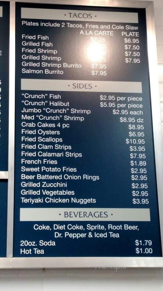 Fish King - Glendale, CA menu_pic
