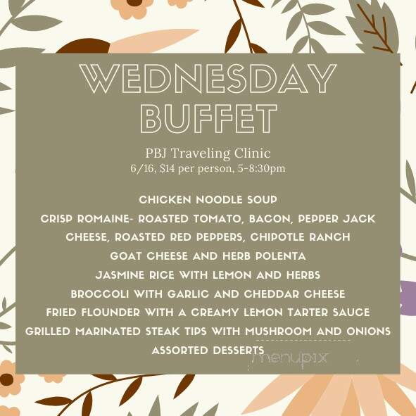 Woodbound Inn - Rindge, NH menu_pic