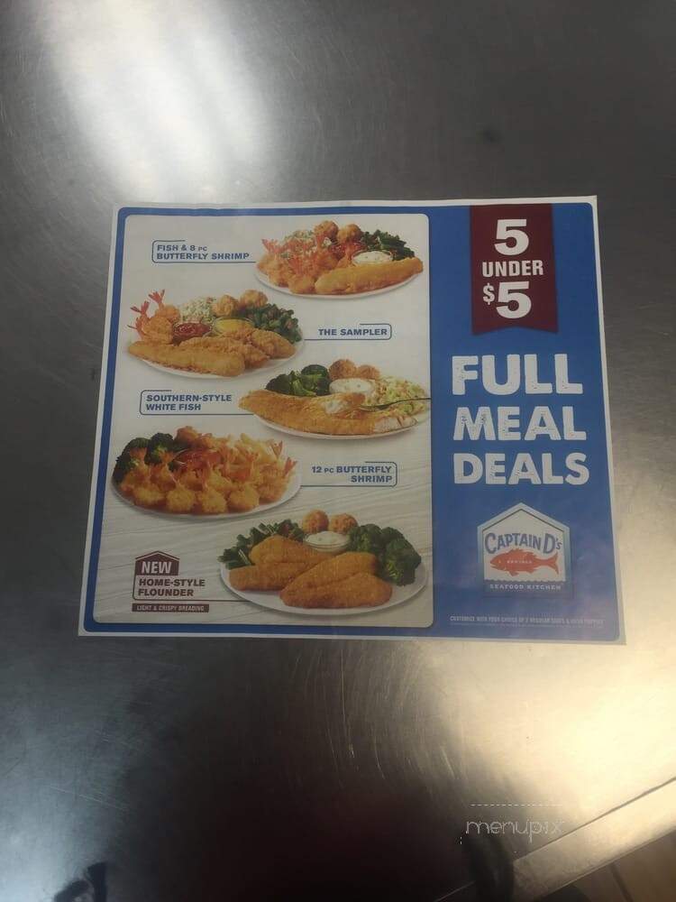 Captain D's Seafood - Benton, AR menu_pic