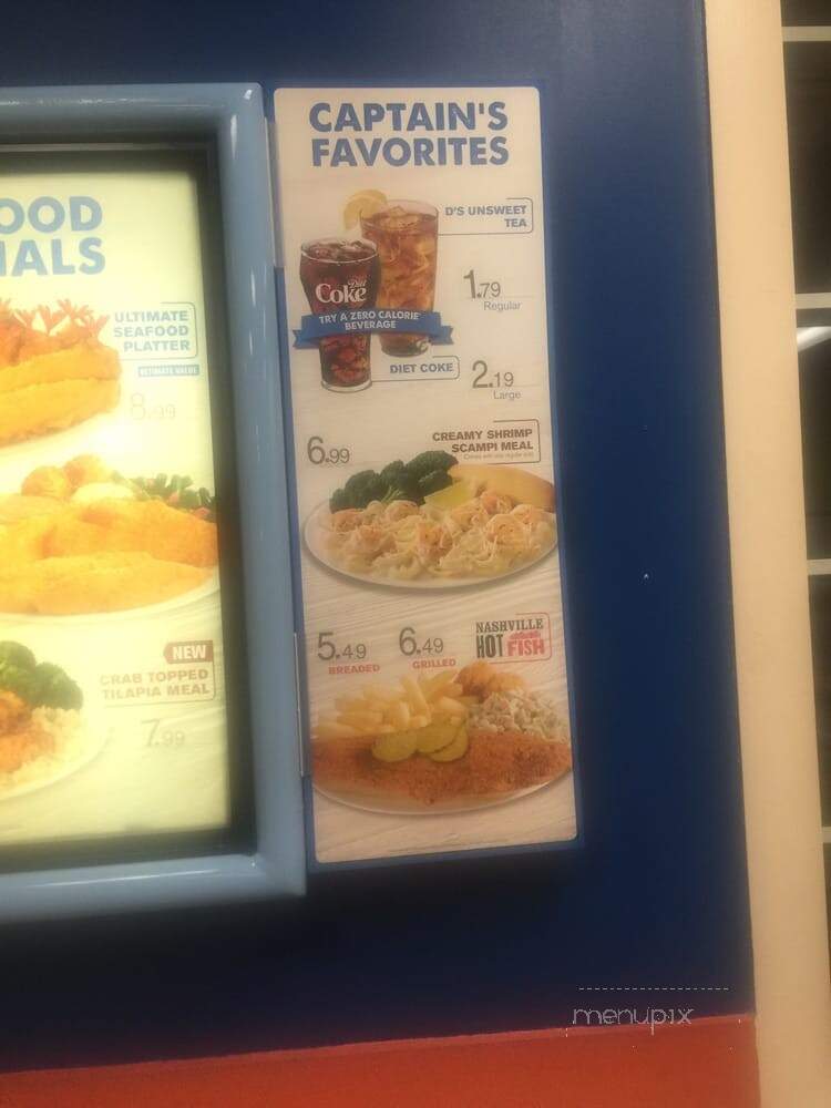 Captain D's Seafood - Benton, AR menu_pic