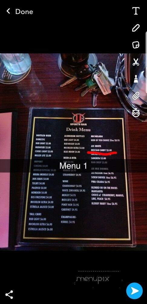 JJ's Sports Bar - Highland, CA menu_pic