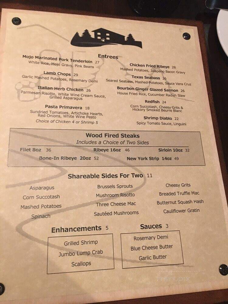 The Refuge Steakhouse & Bourbon Bar - The Woodlands, TX menu_pic
