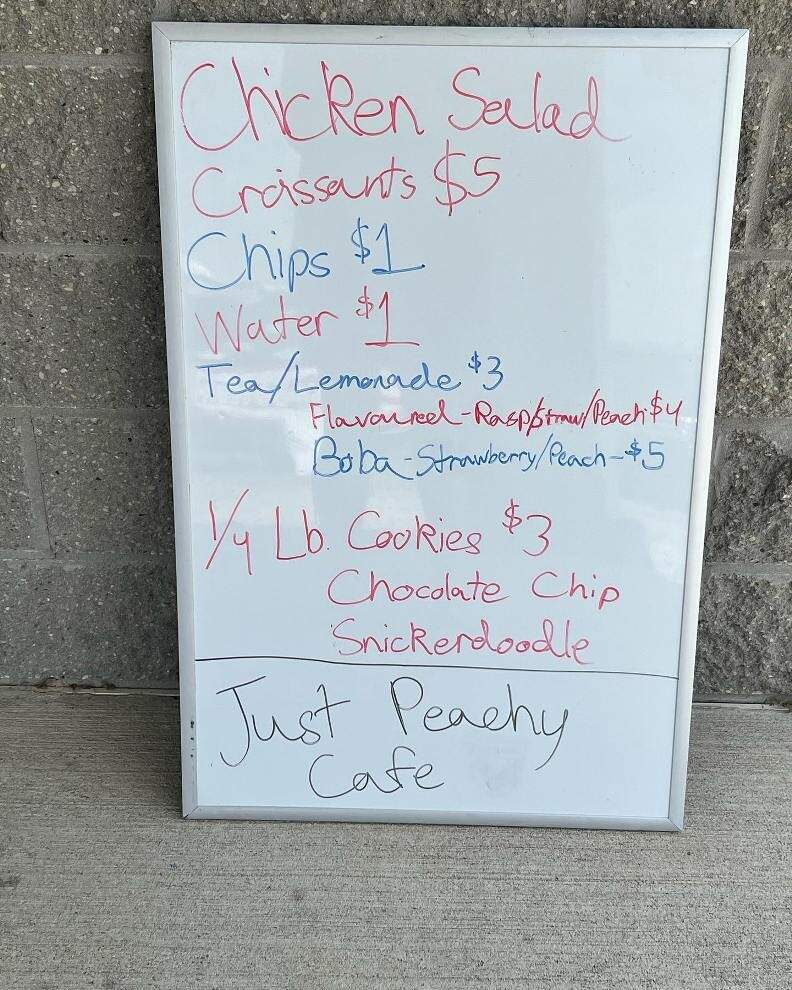 Just Peachy Cafe - Shelbyville, IN menu_pic